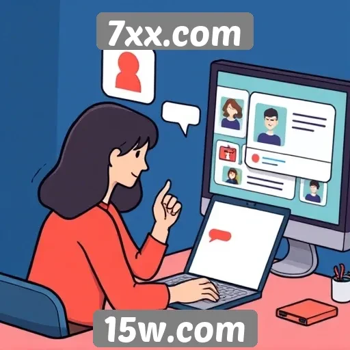 Recursos de interação social no 7xx.com